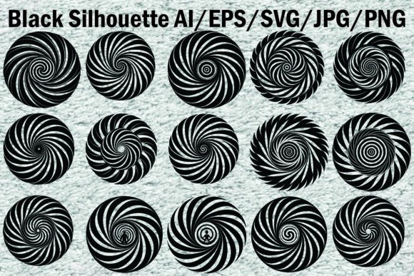Black and White Spiral Swirl Bundle: Unlocking Dynamic Design