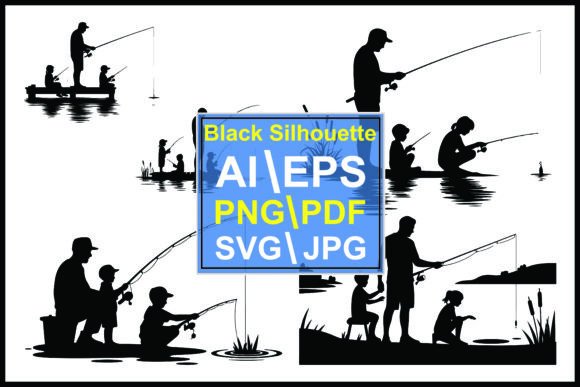 Crafting Atmosphere with Fishing Silhouettes