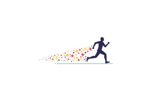Energize Your Designs with a Running Man Silhouette